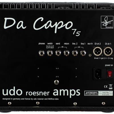 Udo Roesner Da Capo 75 Acoustic Guitar Amplifier | Reverb