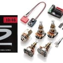 EMG Solderless Conversion Wiring Kit For 1 - 2 Active Pickups 4 LONG SHAFT Pots ( 1 SET DUNLOP 10's)