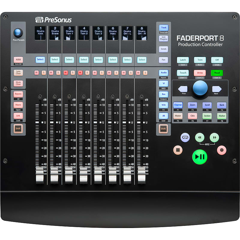 Presonus Faderport 8 8-Channel Mix Production Controller image 1