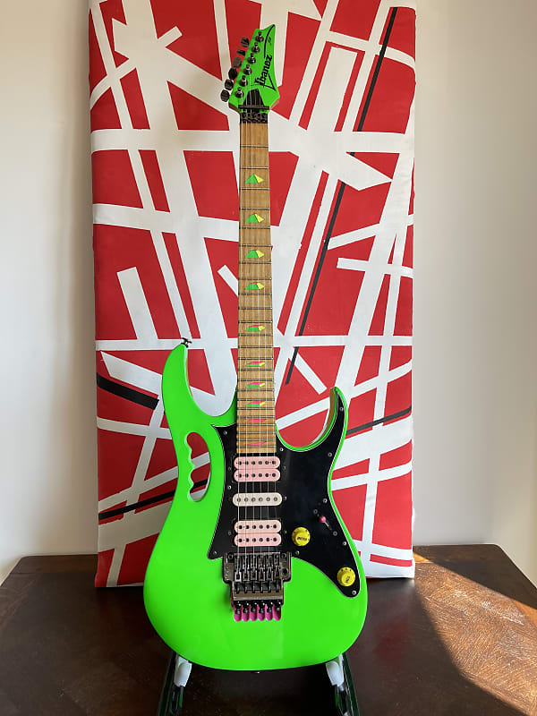Ibanez JEM777-LG Steve Vai Signature with Edge Tremolo 1987 - 1988 - Loch Ness Green image 1