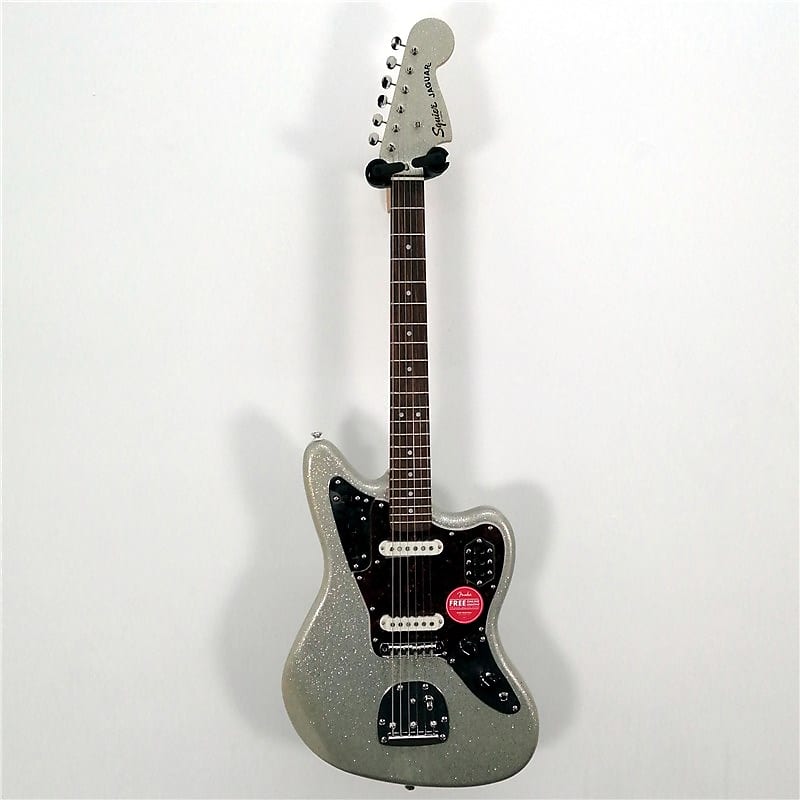Squier FSR Classic Vibe '60s Jaguar Silver Sparkle Matching