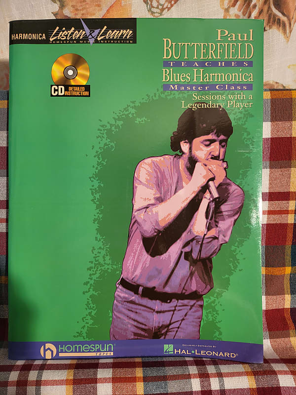 Paul Butterfield Blues Harmonica Master Class Book and CD Reverb