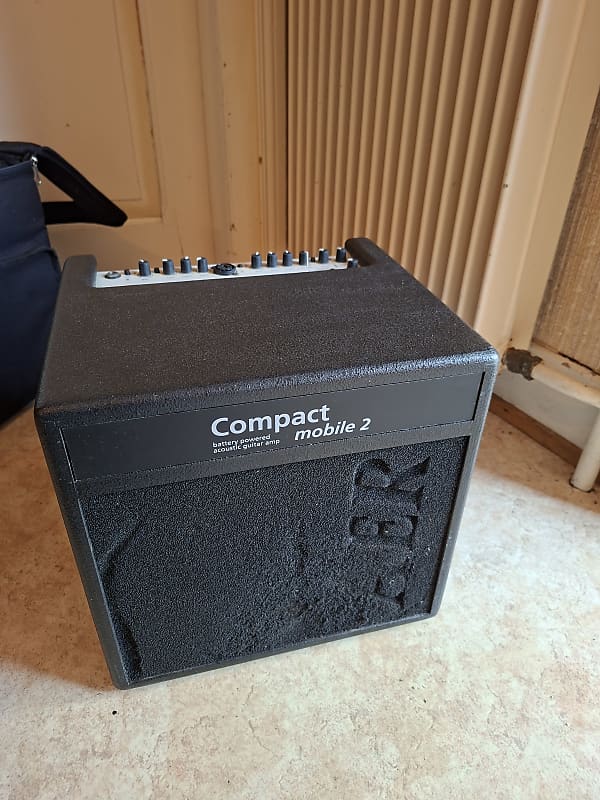AER Compact Mobile2 Portable 60-Watt Acoustic Guitar Combo 2010s - Black image 1