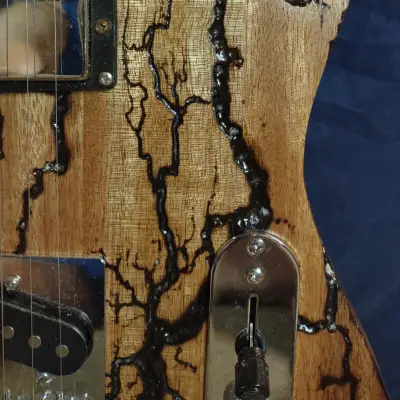 Custom Fractal Burn Guitars  Telecaster 2022 with Killswitch image 4