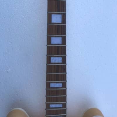 Quilted Maple Top Jazz Guitar Body with Maple Neck and Rosewood Fingerboard image 6