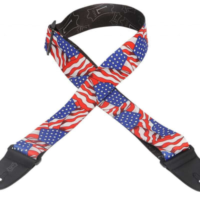 Levy's Guitar Strap, MP-09, 2' Polyester w/ Printed Design and Polyester Ends image 1