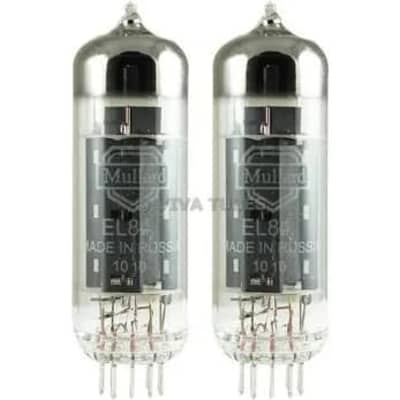 Mullard EL84 Platinum Matched Pair Power Tubes with 24-Hour Burn-In. New with Full Warranty! image 2