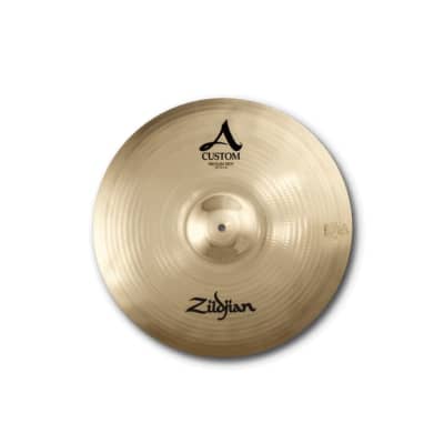 Zildjian 20 Inch A Custom Medium Ride Cymbal A20519  642388182888 image 2