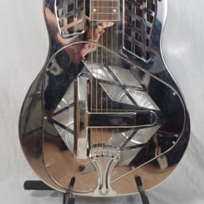 Recording King RM-991-S Tricone Squareneck Resonator Nickel-Plated Bell Brass