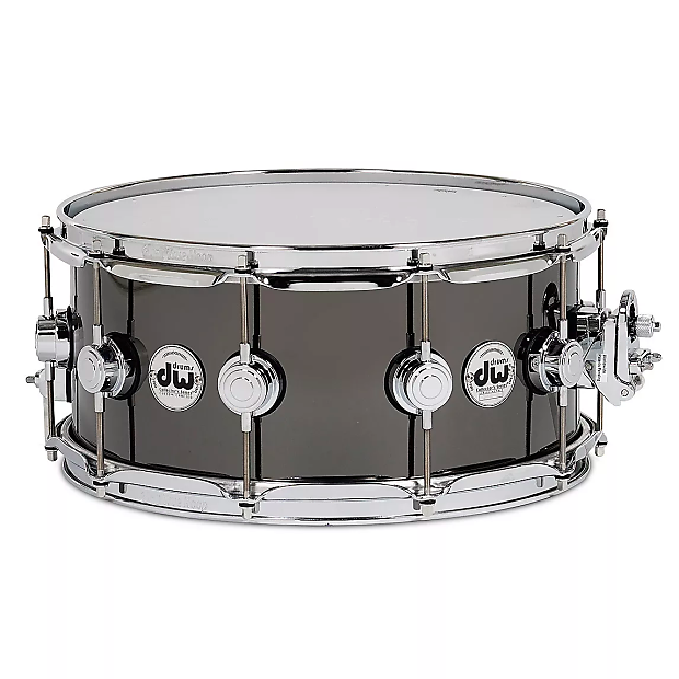 DW Collector's Series Black Nickel Over Brass 6.5x14" Snare Drum image 1