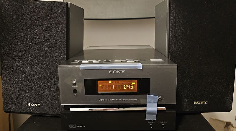 Sony CMT--BX1 AKA HCD-CBX1 Micro Hi-Fi CD Player in