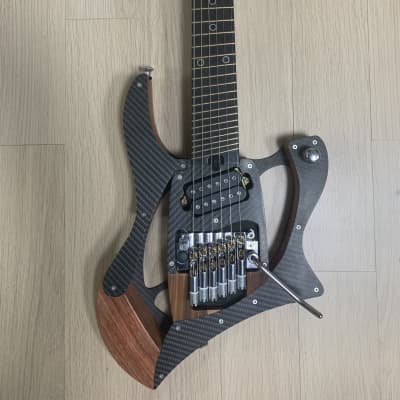 marconi lab custom headless guitar 2017 oil image 8