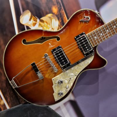 Duesenberg Starplayer TV Hollow Series, Vintage Burst + Hardcase