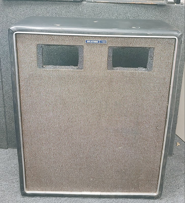 Vintage Ovation 2X15 Empty PA Speaker Reverb