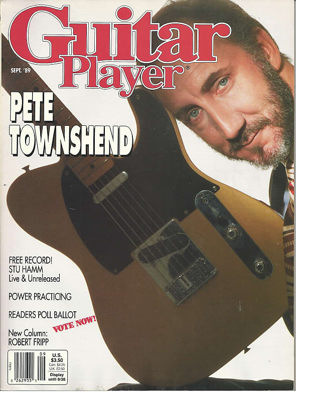 Guitar Player Magazine September 1989 Pete Townsend image 1