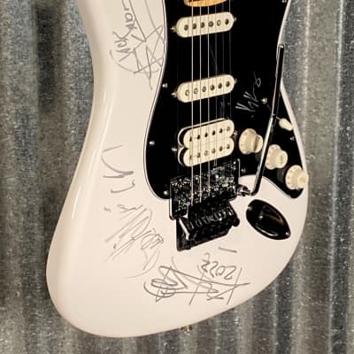 Fender Player Stratocaster Floyd Rose HSS Polar White & Bag #6777 Used image 5