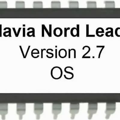 Clavia Nord Lead 1 - Version 2.7 Firmware Upgrade Update Eprom - Latest for NL1