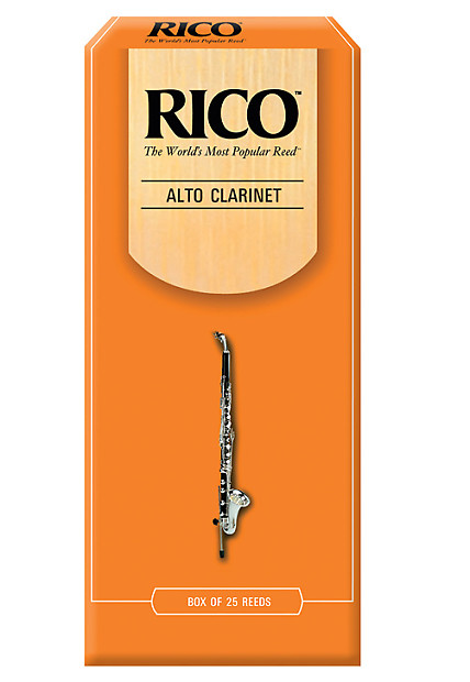 Rico Alto Clarinet Reeds, Strength 3.5, 25-pack image 1