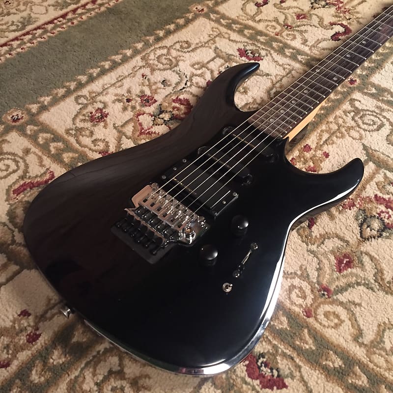 American Showster Metalist III Black Electric Guitar image 1
