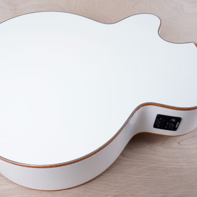 Gretsch G5022CWFE Rancher Falcon Acoustic Guitar 2014 White w/ Bag image 13