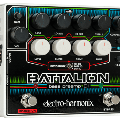 New Electro-Harmonix EHX Battalion Bass Preamp DI Pedal! image 2