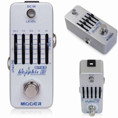Mooer Micro Graphic B Bass EQ Pedal True Bypass NEW IN BOX Free Shipping image 3