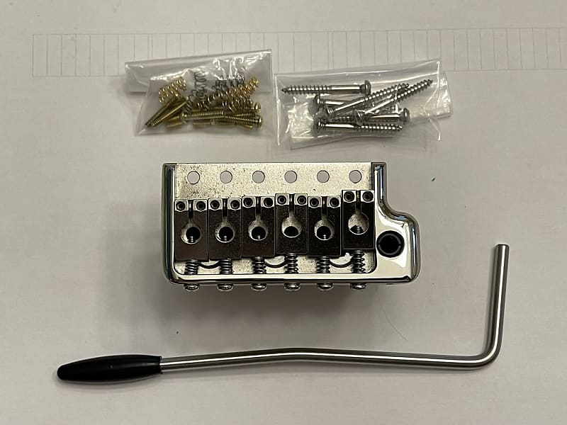 PRS OEM Core Machined Patented (Gen II) Tremolo Bridge - Nickel (ACC-4007)  w/ New Parts