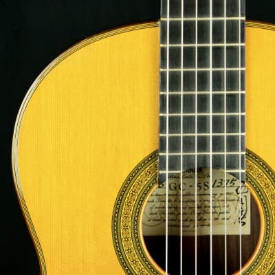 Yamaha GC-5S Concert Classical Guitar 1976 Solid Cedar Signed by S. Harada (Excellent) for sale