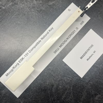 ORIGINAL Moog/Korg/Univox Replacement G Key (for Matsushita ESK-131 Keybeds) for Moog MG-1, Prodigy, Rogue, Opus 3, Korg Minikorg 700, Minikorg 700S, MS-10, MS-20, VC-10, Poly Ensemble P, Univox K1/K2, and more