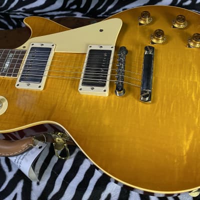 NEW! 2023 Gibson Custom Shop 1959 Les Paul - Double Dirty Lemon - Authorized Dealer - Hand Picked Killer Flame Top VOS - Only 8.7 lbs - G02748 image 9