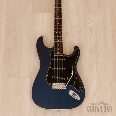 2010 Fender Aerodyne Stratocaster AST Gunmetal Blue, Near-Mint, Japan MIJ image 2