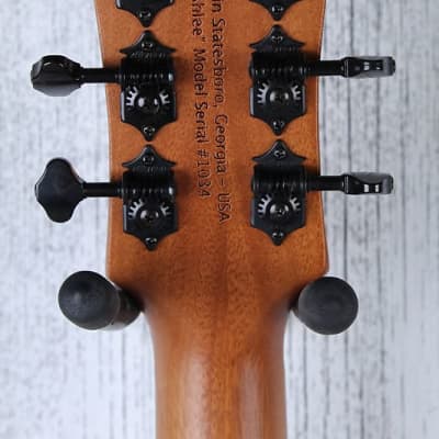 CMG Chris Mitchell USA Custom Ashlee Steampunk Electric Guitar with Gig Bag image 22
