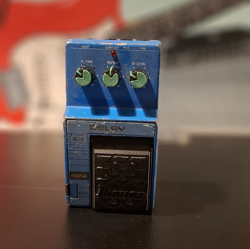 ギター Ibanez DL10 Delay Ibanez DL10 Digital Delay Guitar Effect Pedal - Made In