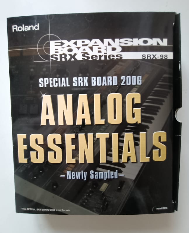 Roland Special SRX-98 Analog Essentials Board 2006 - As new | Reverb