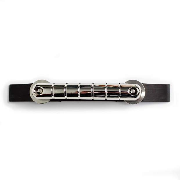 Gretsch Rocking Bar Bridge Assembly Nickel with Ebony Base for Professional Series