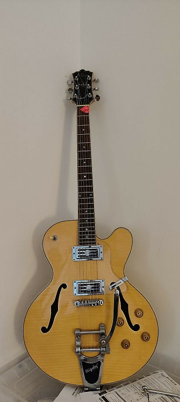 Alden Dorchester semi hollow electric guitar with bigsby b70 vibrato tremolo image 1