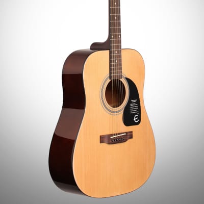 Epiphone DR-100 Acoustic Guitar, Natural image 4