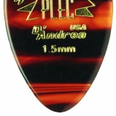 D'andrea Pro-Plec 310 Large Round Teardrop Guitar Picks -12 pack  Natural image 1
