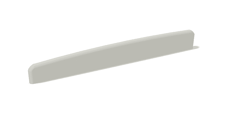 Non-Compensated Bone Saddle – Fits Some Post 1966 Martin® Guitars with Undersaddle Pickup - 10 mm Height image 1
