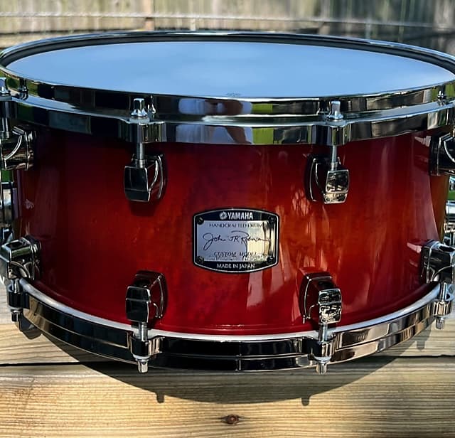 Yamaha John JR Robinson 6.5x14 Signature Snare Drum Amber Sunburst image 1
