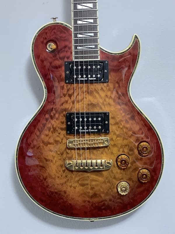 Aria Pro 2 PE 日本製 キルトメイプルトップ ジャパンビンテージ Aria Pro 2 PE 日本製 キルトメイプルトップ ジャパンビンテージ Aria