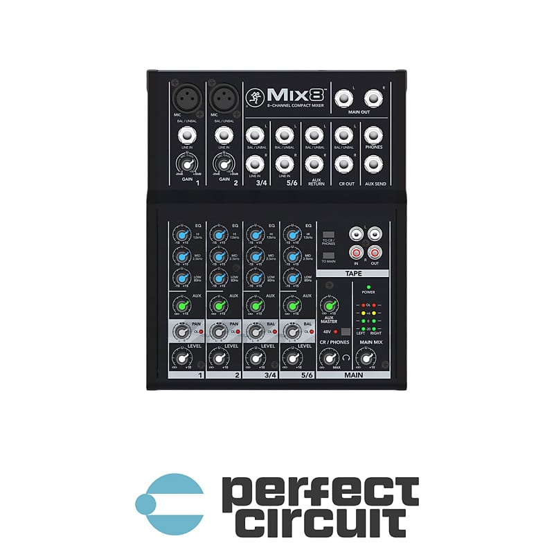 Mackie Mix8 8-Channel Mixer image 1