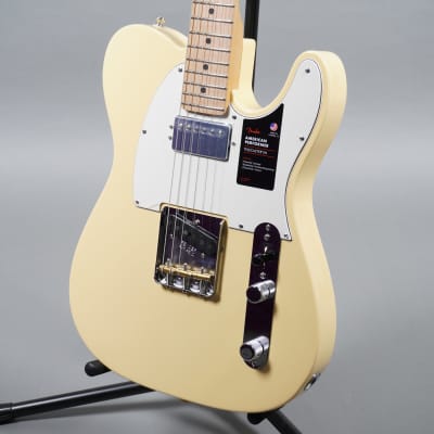 Fender American Performer Telecaster Hum Electric Guitar - Vintage White image 4