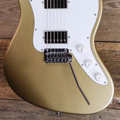 Suhr Classic JM HH in Gold and White Pickguard w/ Gig Bag for sale