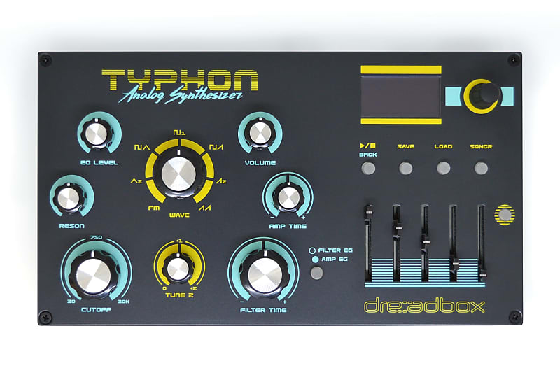 Dreadbox Typhon Analog Synthesizer 2020 - 2021 - Black image 1