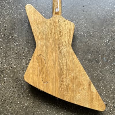 Kurt Wilson Korina Explorer Electric Guitar - Natural image 11