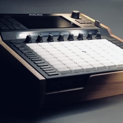 Akai Force // Handcrafted Synth Stand // Solid Walnut , Oak ,Oak stained black image 3