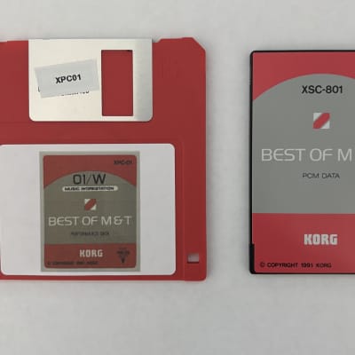Korg 01/W PCM Data Card Best of M&T