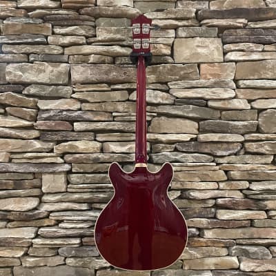 Guild Starfire I Semi Hollow body Short Scale bass - Cherry Red *FLOOR MODEL/DEMO UNIT BLOWOUT* image 7