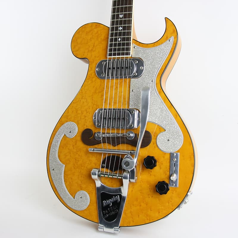 2002 Bigsby BY-50 Reissue Guitar with Birdseye Maple Top and